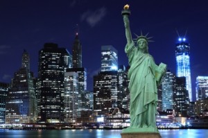 NYC-at-Night-with-Statue-of-Liberty