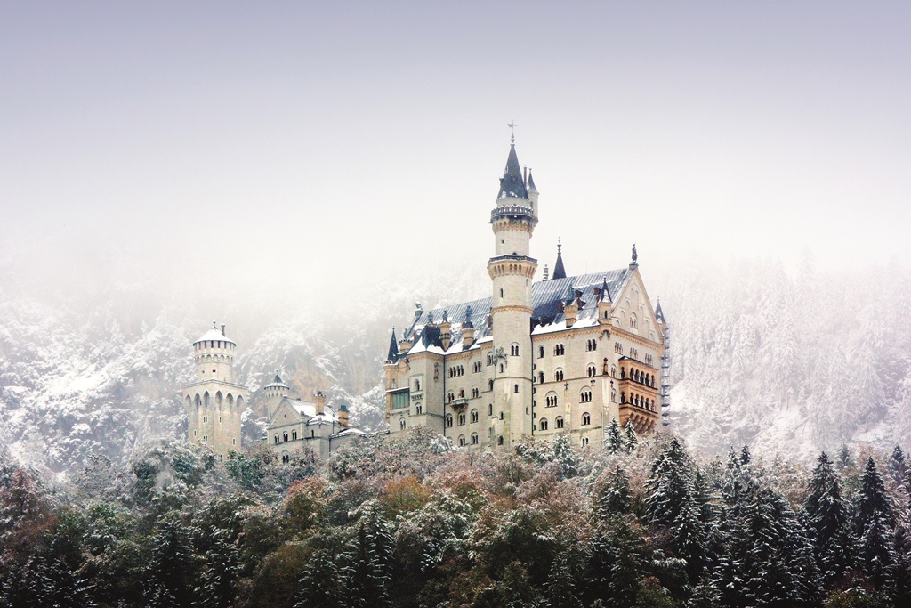 The model for Disney?s Sleeping Beauty castle, Neuschwanstein castle drips with fairytale glamour