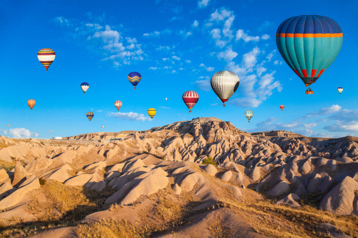 Cappadocia, un balet unic de baloane uriase