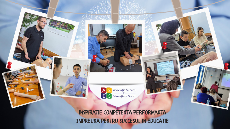 Casa cu scări și grădina din primăvară, după o operație