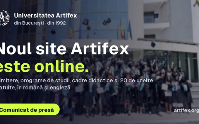 Universitatea ARTIFEX din București face un nou pas spre viitor: lansarea noului website oficial marchează o etapă importantă în procesul de modernizare și transformare digitală